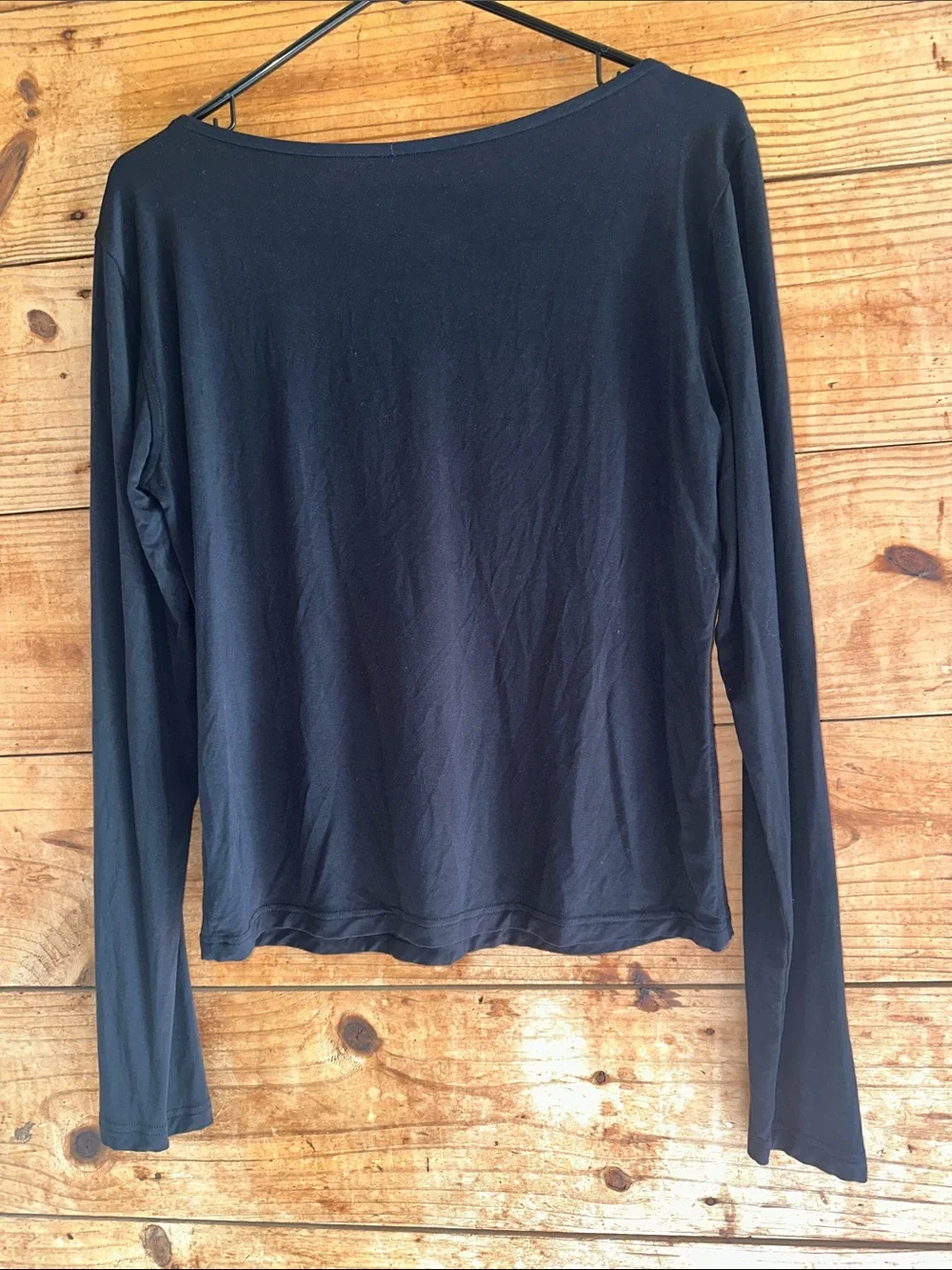 Lululemon Modal-Silk Blend V-Neck Long-Sleeve Shirt